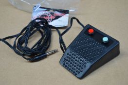 1 x Dixon Foot Pedal Switch With Two Buttons and Jack Connector - CL020 - Ref Mus043 - Unused