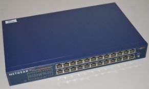 1 x NetGear FS524TP 24-Port Fast Ethernet Switch - CL300 - Ref PC430 - Location: Altrincham WA14