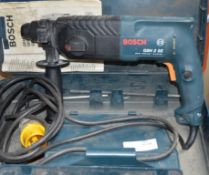 1 x Bosch Rotary Hammer Drill - 110v - Model GBH 2 SE - Includes Protective Case - Tested and