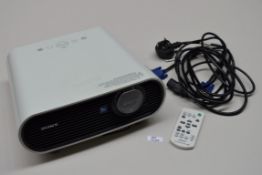 1 x Sony VPL-EX7 Digital Projector - Includes Remote, Leads and Carry Case - CL300 - Ref PC445 -