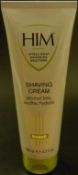 20 x HIM Intelligent Grooming Solutions - 75ml SHAVING CREAM - Brand New Stock - Alcohol Free,