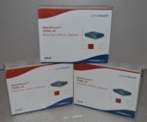3 x Thompson Speedtouch 546i v6 Multi User ADSL2+ Gateway Routers - New Boxed Stock - CL300 - Ref