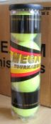 60 x Mega Age TENNIS BALLS - Full Box of 15 Tubes Containing 4 Balls in Each Tube - Professional