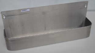 1 x Wall mounted Stainless Steel Speed Rack - CL011 - Dimensions H9.5/22.5 x W57 x D11 cms - Very