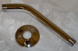 10 x Carmina Shower Arms - Solid Brass With Chrome Finish - Brand New Boxed Stock - Approx RRP £