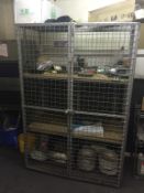 1 x 2-Door Storage Cage - Dimensions: W130cm x D60 x H183cm - Ref: APB042 - City Centre Bar