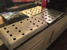 A Small Assortment Of Commercial Barware - Includes 7 x Branded Drip Trays (3 Stainless Steel),