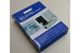 1 x RJ45 and RJ11 Network Cable Tester - Quickly and Easily Checks Network Cables - New and