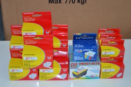 17 x Epson Stylus Inkjet Printer Cartridges - Unused Stock - CL089 - For Various Stylus Printers