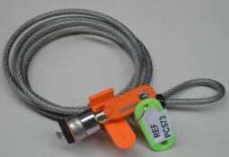 1 x Kensington Security Lock For Laptops, Computers, Monitors and More - Good Condition - Includes