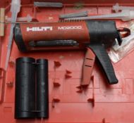 1 x Hilti MD2000 Manual HIT Adhesive Dispenser With Case, Accessories and HIT-HY 150 Pack -