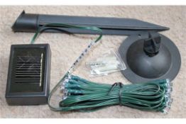 18 x World of Lighting WARWICK Solar Powered LIGHT STRING - With 50 White Lights - Total Length 6.