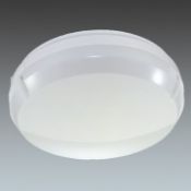 1 x THORN Security Bulkhead Light - Model: LERC2D28W - Leopard IP65 White Round Bulkhead with