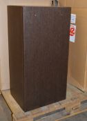 8 x Vogue Bathrooms Venizia Wall Hung Towel Press Units in Wenge - 35cm Width - Unused Stock - Ref