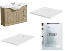 1 x Pallet of Bathroom Stock From Major Online Retailer - Fantastic Resale Opportnity - No Reserve!