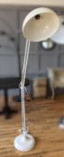 1 x Large Freestanding Floor Lamp - Colour: White / Cream - Dimensions: Height approx 200cm - Ref: