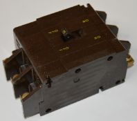 10 x Crabtree 53/15 Type C 15 Amp Triple Pole MCB Cirtuit Breakers - New Boxed Stock - CL300 - Ref J