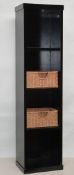 1 x Vogue ARC Series 2 Bathroom Storage Shelving Unit - Wall Mounted or Floor Standing - WENGE FINIS
