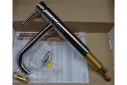 1 x Baumatic AT205CH Deidra Tubular Top Lever Mixer Tap Chrome – NEW & BOXED – CL053 – Location: Alt