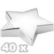 40 x Ice London Luxury Silver-Plated Paperweights - Made With Swarovski Elements - Brand New &