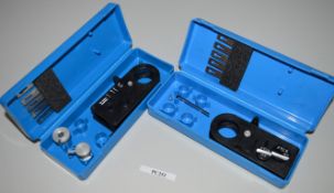 2 x Channell Coaxial Cable Strippers - Model 9A - In Cases With Accessories - CL300 - Ref PC251 - Lo