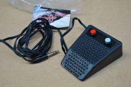 1 x Dixon Foot Pedal Switch With Two Buttons and Jack Connector - CL020 - Ref Mus043 - Unused Stock