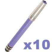 10 x ICE LONDON App Pen Duo - Touch Stylus And Ink Pen Combined - Colour: PURPLE - MADE WITH