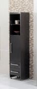 1 x Vogue ARC Series 2 Upright TALL BOY Bathroom Cabinet - WENGE FINISH - Manufactured to the Highes
