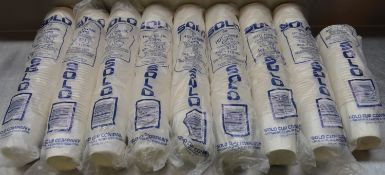 430 x Solo 4oz Bistro Hot Paper Drinking Cups - CL164 - High End Beverage Paper Cups - Unused Stock