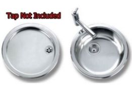 1 x Carron Phoenix Delta Inset Sink Bowl With Drainer - Stainless Steel - Classic Design - Perfect F
