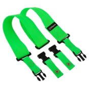 1 x DiMarzio Cliplock Guitar Strap in Neon Grean - Product Code DD2200GN - Premium Guitar Strap Fitt