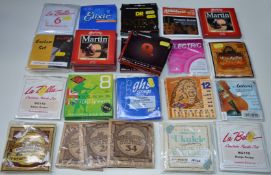 30 x Sets of Various Guitar String Sets - For Acoustic, Electric, Banjo, Mandolin - Brands