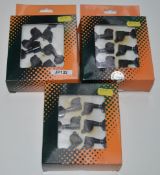 3 x Sets of Dr Parts Electric Guitar Machine Heads - Black - Unused Stock With Original