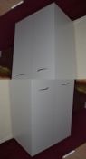 1 x Large 2-Door White Wardrobe. Original Retail £149. Height 189cm, Width 76cm, Depth 55cm.