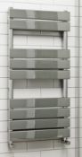 1 x Signelle Heated Towel Radiator - Unused Sealed Stock - 950x500mm - CL190 - Ref BR129 - Location:
