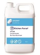 2 x Kitchen Force 5 Litre Concentrated Catering Surface Sanitiser - Premiere Products - Includes 2 x