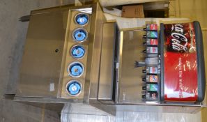 1 x Large Lancer Ice Beverage Dispenser - Model 4500 85-4558H-110 - Ref:NCE020 - CL007 - Location: