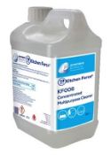 4 x Kitchen Force 2 Litre Multipurpose Cleaner and Degreaser - Premiere Products - General Purpose