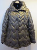 1 x Steilmann Kirsten Size 12 Womens Quilted Coat / Jacket with Knit Neck - CL210 - Ref SC1026 -