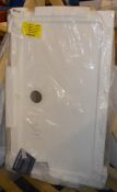 1 x Rectangular Stone Shower Tray - 1200x700mm - Type TR38 -  Unused Stock - CL190 - Ref BR117 -