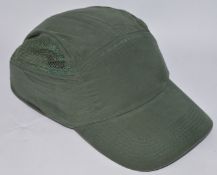 10 x Scott HC22 First Base Workwear Head Protection Baseball Caps - Green - Size 52 to 65cm -