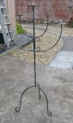 1 x Tall Freestanding Metal Candle Stick Holder - Dimensions: H135 x W80cm - Ref: KH204 / SHD -