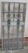 1 x Tall Stain Glass Window - Dimensions: 110 x 52.5cm - Ref: KH201 / SHD - CL168 - Location: