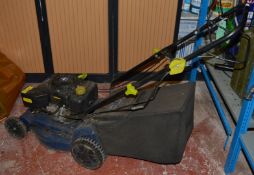 1 x Challenge Xtreme 1800w Petrol Lawn Mower - Model SLM40C2 - 123c, 3.5HP, 1.8kW - Max Cutting