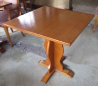 6 x Square Bistro Tables - From A Country Hotel & Restaurant Environment - Dimensions: 68.5cm (l)