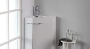 1 x MarbleTECH Mini Corner - Basin and Base Unit - A Grade