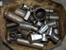 1 x Box of Various Socket Bits - Includes Approx 35 Pieces - CL202 - Ref EN042 - Location: Worcester