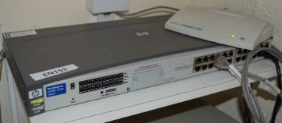 HP J4868A V2124 24 Port Unmanaged 10/100 Rackmount Switch