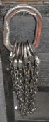1 x Kuplex Lifting Chain With Various Sling Eye Hooks - Heavy Duty Lifting Equipment - CL202 - Ref