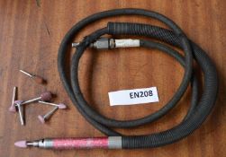 1 x Air Grinder 90 Psi - Includes 7 Tool Heads - CL202 - Ref EN208 - Location: Worcester WR14